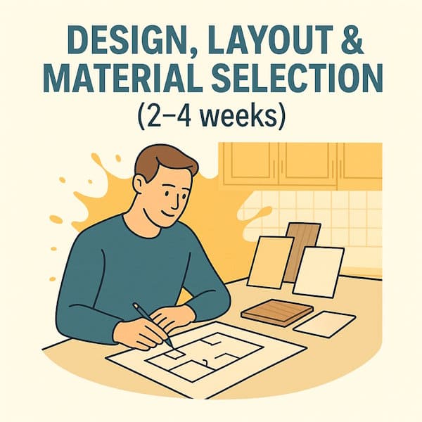 Design, Layout & Material Selection (2–4 weeks)
