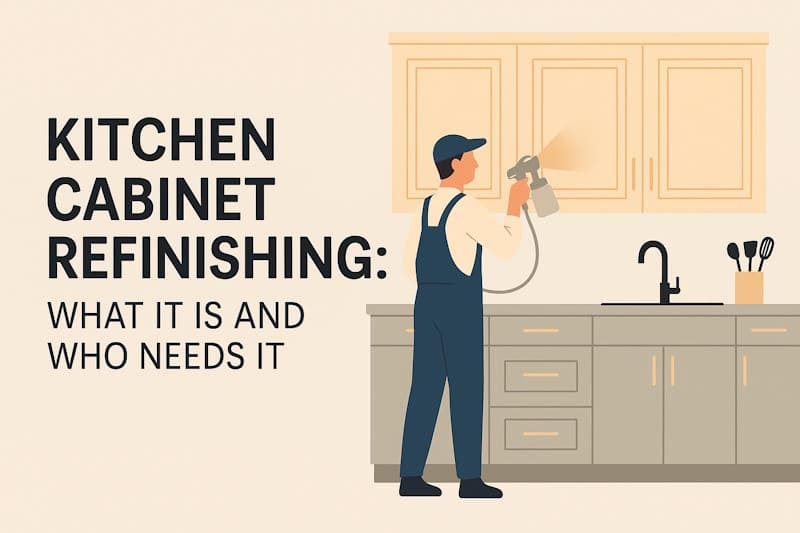 Kitchen Cabinet Refinishing in Lakeway: What It Is and Who Needs It