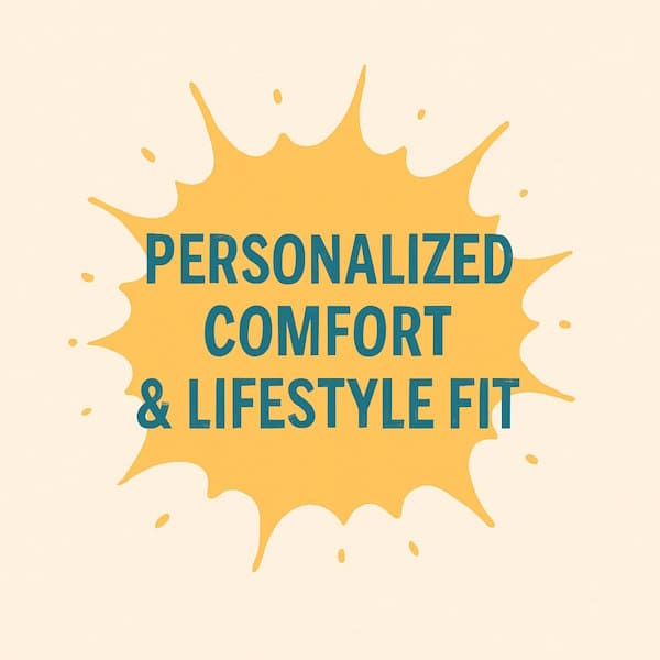 Personalized Comfort & Lifestyle Fit