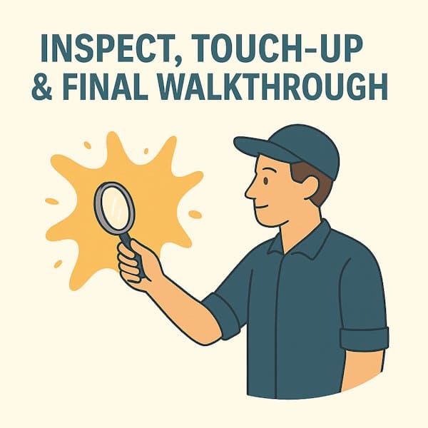 Inspect, Touch-Up & Final Walkthrough