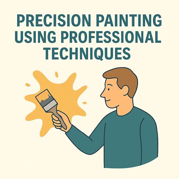 Precision Painting Using Professional Techniques