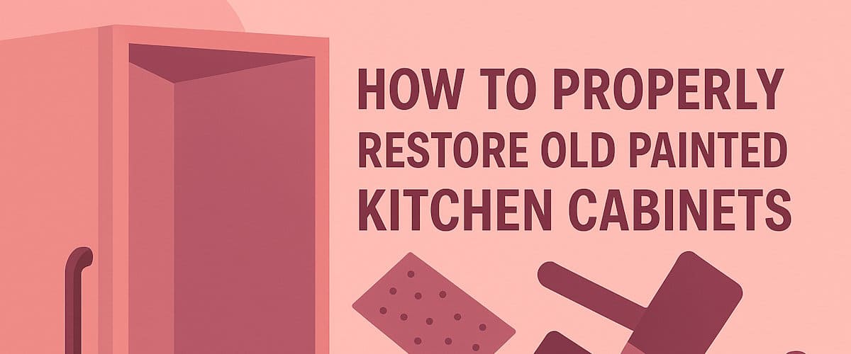 Read: How to Properly Restore Old Painted Kitchen Cabinets